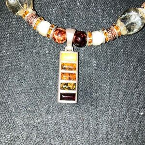 Multicolor Pendant Necklace